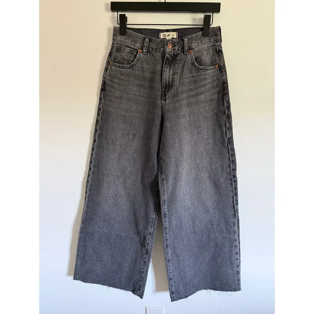 $138 Madewell Superwide leg jeans - Kingswood Wash - 25